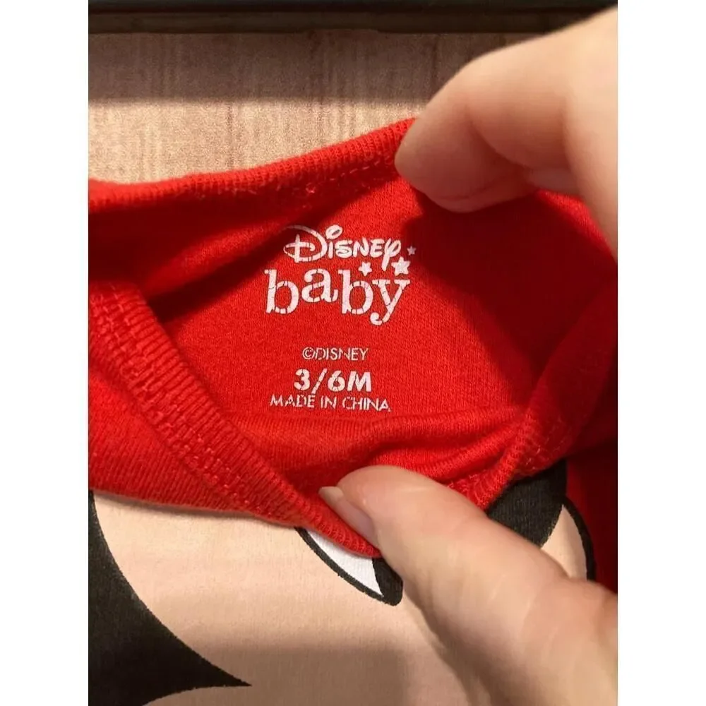 Mickey Mouse Disney 3-6 month bodysuit lets play